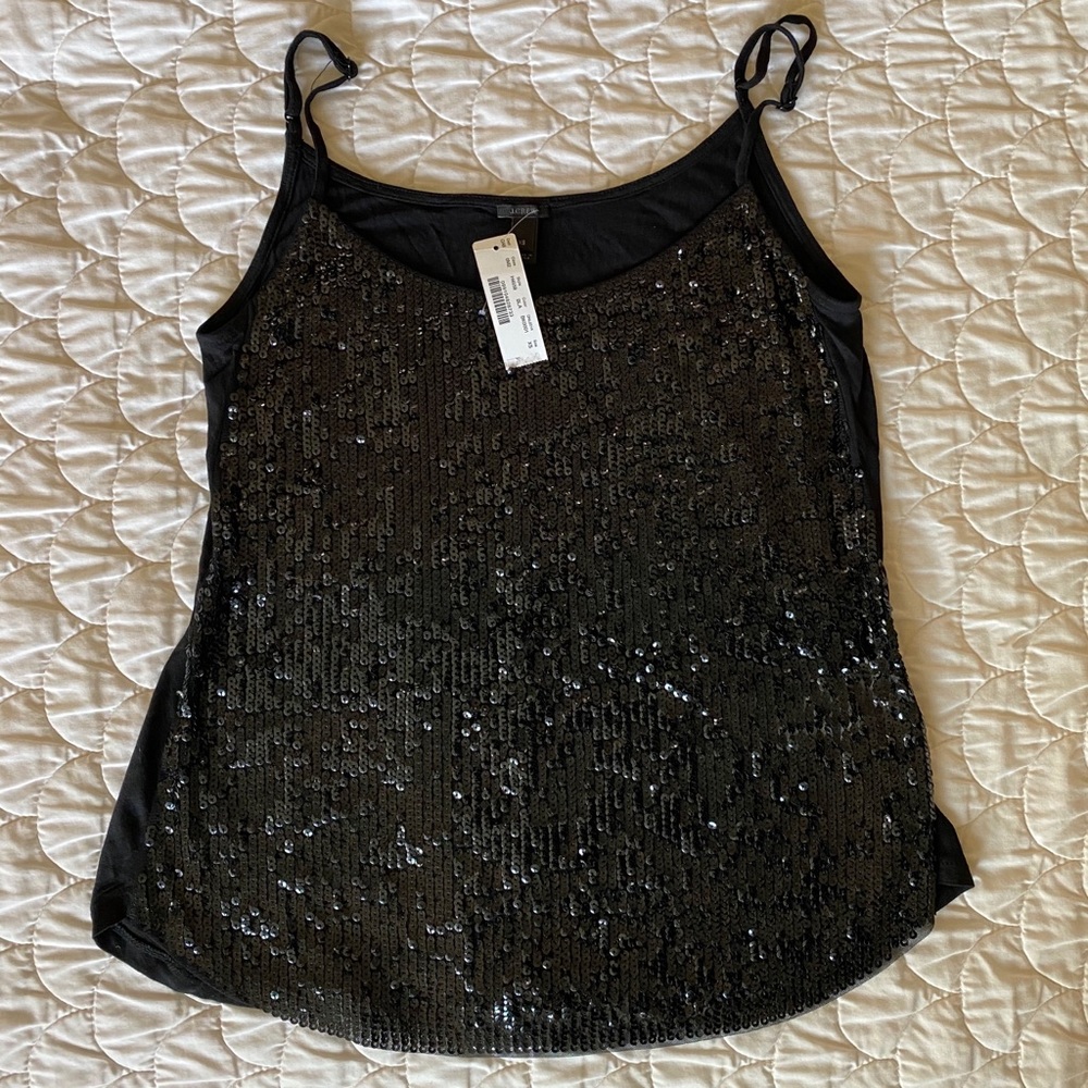 JCrew sequen Tank Top XS NWT